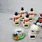 Lot Of 20 Dancing Solar Powered Bobble Heads Animal Themed Holiday 2011-2017