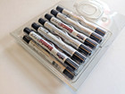Mohawk Blendal Furniture Wood Touch Up Repair Wax Sticks - Lot Of 12 - Black