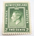 Lot Of  2  Green Newfoundland 2 Cent Postage Stamps - Mint