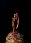 Urn Dogon Bronze Aux Nommos Crafts African West Middle 20th