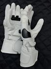 Dainese 3 White Leather Gloves Motorcycle Racing Gloves