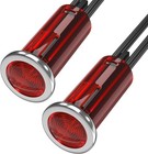 Indicator Light 12v Red Snap-in 1 2  Panel Mount Led Indicator Light 12 Volt    