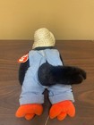 Vintage Cawley Crow Ty Beanie Baby  1993 Jointed Legs