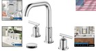 Elegant 2-handle Widespread Lavatory Faucet With Pop-up Drain - Vintage Style