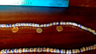 Antique 32  Strand Of 4 Layer African Chevron Trade Beads