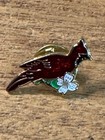 3 Bird Lapel Pins Cardinal  Quail   Female Turkey New