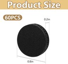 60pcs Self Healing Injection Ports  Adhesive Silicone Mushroom Bag Lid Plugs