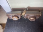 2 Leica E  Leitz Wetzler Brown Leather Camera Case Rangefinder  See Description