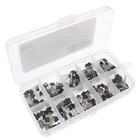 200x To-92 Npn Transistor Pnp 2n3906 A1015 C1815 2n2907 2n3904 10 Value Us Stock