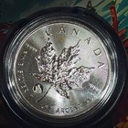 2026 1 Oz Canadian Silver Treasured Maple Leaf  Charles Iii 5 Dollars   Wolf