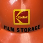 Vintage Kodak Film Storage V-gard Construction Hard Hat Medium Ny Orange Rare