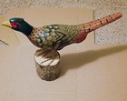 Wood Carved Hand Painted Pheasant By Kent