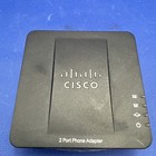 Lot Of 2 Cisco Spa112 Ethernet Voip Ata 2-port Phone Adapter Spa112 Unit Only
