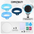 Avenuebool Stethoscope Protection Kit Compatible With Eko Core 500  3 Blue
