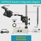 Koppace Microscope Bracket  Column Height 350mm  Led Bottom Light Source Bracket