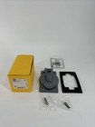 Hubbell Wp1 Weatherproof Lift Cover Gray Lexan For Size 1 Flanged Inlet Outlet
