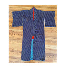 Authentic Vintage Handmade Silk Blend Japanese Kimono From Mid Century