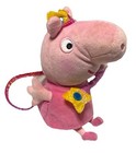 Ty Beanie Baby 6  Peppa Pig Princess Peppa Crown Plush Stuffed Animal Toy