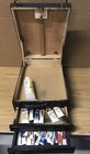Vintage Artist Wood Paint Box Palette Painters Travel Case