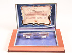 Vintage Wittnauer Longines Copper Watch Display Case Box Empty Velvet Lined 40s