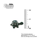 Little Critterz Turtle  greene  Reptile Figurine - Miniature Porcelain Figurine