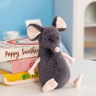 Cute Cowboy Mouse Plush Toy 25cm Soft Stuffed Animal Hat Glasses Gift