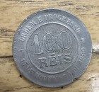 1893  Brazil 100 Reis Free Shipping Inside The Usa