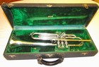 1925 Holton Revelation Pro Trumpet  Plays Great  Silver Plate  Ports Aligned Exc