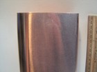 Vintage Shinny Copper Sheet 12  X 14  Gauge 36 Last Of New Roll Storage Wear 