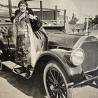 Classic Automobile   Silent Film Actress Jackie Saunders-1920 Stagg L a  Photo