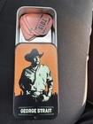 George Strait Collectible Guitar Pick Tin Box   Country Music Tour Picks Set