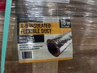Everbilt 18 In X 24ft Insulated Flexible Duct R6 Silver Jacket