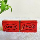 Vintage Bullock Cart Amco Safety Matches Advertising Matchbox Sleeve Pair T932