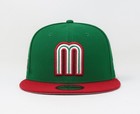 New Era 59fifty Men Cap World Baseball Classic Mexico Green Red Fitted Hat Wbc