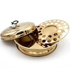Communion Tray   Stackable   Base  Disk With Bread Plate Integrated And Cover   