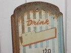 Vintage Drink Hires Root Beer Metal Thermometer