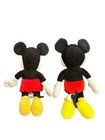 Disney Mickey Mouse Plush Stuffed Animal Toy Lot Of 2