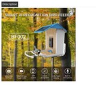 Smart Ai Recognition Bird Feeder Hd Streaming Video Solar Wifi Bluetooth - Bf002