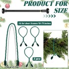 Christmas Front Door Garland Hanger 43-74 Inch Adjustable Christmas Wreath Ha   