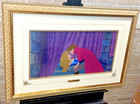 Disney Sleeping Beauty Cel True Love s Kiss Animation Hand Painted Art Rare