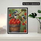 5d Animal Diamond Painting Kits - Diy Diamond Art Kits For Adults Sparrow Apple 