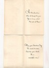 Vintage Christmas Cards  Peeking Santa Claus Down The Chimney santa Girl  Unused