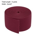 Elastic Bands For Sewing 5cm 5 Yard Burgundy Red Knit Elastic Spool