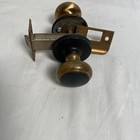 Antique Weiser Vintage Brass Plated Door Knob Set Working
