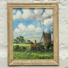 Signed Nicholls 1 12 Scale Hand Painted Landscape - Artisan Dollhouse Miniature