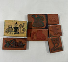 Vintage Rubber Stamp Lot Mixed Brands Animals Halloween Christmas Misc Lot Of 40