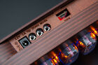 In-12 Nixie Tubes Clock In A Painted Plywood Case Format 12 24h Temp F c