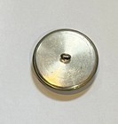 Antique Claw Button -  Carved Bakelite And Brass - Coat Button