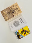 1910 Vintage Classic Tarot Guidebook Standard 78 Card Gold Tin With Purple Graph