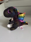 Ty Beanie Boos Anora The Black Dragon 6  New Mwmts Plush Stuffed Animal Toy Tag